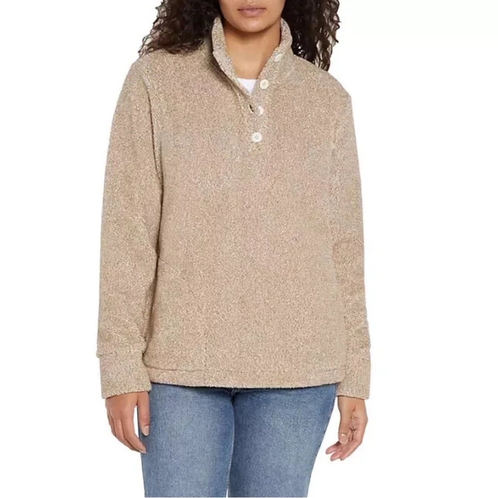 Eddie Bauer Women’s Pullover Sweater- Size XXL- Pumice